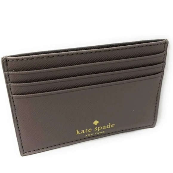 kate spade Accessories - NWT KATE SPADE Glitter Cardholder Cityscape Gray